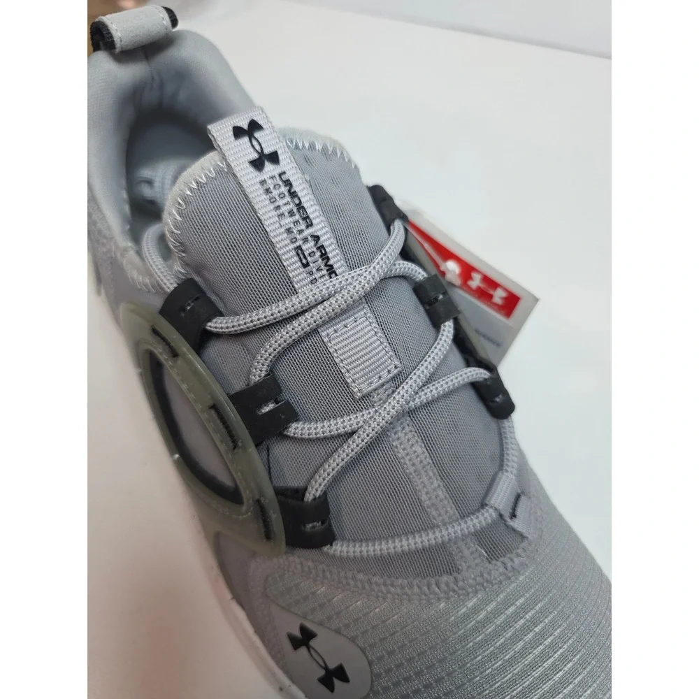 NEW! RIGHTFOOTONLY Amputee UnderArmourFlow MVMNT‎ M's GreyWhite Shoe Sz9 Sample